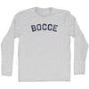 Bocce Adult Cotton Long Sleeve T-shirt by Tribe Lacrosse