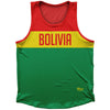 Bolivia Country Finish Line Athletic Sport Tank Top Made In USA by Ultras