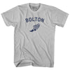Bolton Running Track Winged Foot-Adult Cotton T-shirt by Tribe Lacrosse