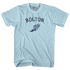Bolton Running Track Winged Foot-Adult Cotton T-shirt by Tribe Lacrosse