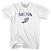 Bolton Running Track Winged Foot-Adult Cotton T-shirt by Tribe Lacrosse