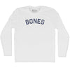 Bones Adult Cotton Long Sleeve T-shirt by Tribe Lacrosse