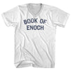 Book of Enoch Adult Cotton V-neck T-shirt by Tribe Lacrosse