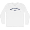 Boonesborough 1775 Adult Cotton Long Sleeve T-shirt by Tribe Lacrosse
