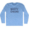 Booty Cheeks Adult Tri-Blend Long Sleeve T-shirt by Tribe Lacrosse