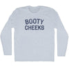 Booty Cheeks Adult Tri-Blend Long Sleeve T-shirt by Tribe Lacrosse
