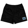 Botswana Country Heritage Flag Rugby Shorts Made In USA by Rugby Shorts