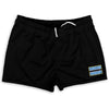 Botswana Country Heritage Flag Shorty Short Gym Shorts 2.5" Inseam Made In USA by Shorty Shorts