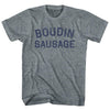 Boudin Sausage Womens Tri-Blend Junior Cut T-Shirt by Tribe Lacrosse