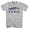 Boudin Sausage Womens Cotton Junior Cut T-Shirt by Tribe Lacrosse