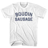 Boudin Sausage Womens Cotton Junior Cut T-Shirt by Tribe Lacrosse
