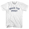 Brace For Impact Womens Cotton Junior Cut T-Shirt by Tribe Lacrosse