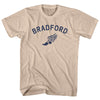 Bradford Running Track Winged Foot Adult Cotton T-shirt by Tribe Lacrosse