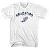 Bradford Running Track Winged Foot Adult Cotton T-shirt by Tribe Lacrosse