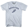 Brentford Running Track Winged Foot-Adult Tri-Blend T-shirt by Tribe Lacrosse