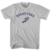 Brentford Running Track Winged Foot-Adult Cotton T-shirt by Tribe Lacrosse