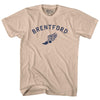 Brentford Running Track Winged Foot-Adult Cotton T-shirt by Tribe Lacrosse