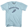 Brentford Running Track Winged Foot-Adult Cotton T-shirt by Tribe Lacrosse