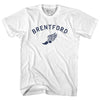 Brentford Running Track Winged Foot-Adult Cotton T-shirt by Tribe Lacrosse