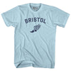 Bristol Running Track Winged Foot-Adult Cotton T-shirt by Tribe Lacrosse