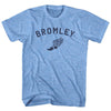 Bromley Running Track Winged Foot Adult Tri-Blend T-shirt by Tribe Lacrosse