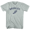 Bromley Running Track Winged Foot Adult Tri-Blend T-shirt by Tribe Lacrosse