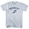 Bromley Running Track Winged Foot Adult Tri-Blend T-shirt by Tribe Lacrosse