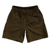 Pinstripes Athletic Running Fitness Exercise Shorts 7" Inseam Shorts Made In USA by Tribe Lacrosse