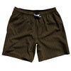 Pinstripes Swim Shorts 7" Made in USA by Tribe Lacrosse