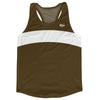 Brown Dark And White Running Track Tops Made In USA by Tribe Lacrosse