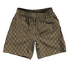 Pinstripes Athletic Running Fitness Exercise Shorts 7" Inseam Shorts Made In USA by Tribe Lacrosse