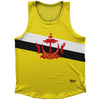 Brunei Country Flag Athletic Sport Tank Top Made In USA by Ultras