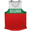 Bulgaria Country Finish Line Athletic Sport Tank Top Made In USA by Ultras