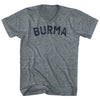 Burma Tri-Blend V-neck Womens Junior Cut T-shirt by Tribe Lacrosse