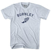 Burnley Running Track Winged Foot-Adult Tri-Blend T-shirt by Tribe Lacrosse