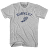 Burnley Running Track Winged Foot-Adult Cotton T-shirt by Tribe Lacrosse