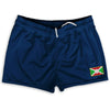 Burundi Country Heritage Flag Shorty Short Gym Shorts 2.5" Inseam Made In USA by Shorty Shorts