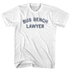 Bus Bench Lawyer Womens Cotton Junior Cut T-Shirt by Tribe Lacrosse