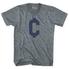 C Money Tri-Blend V-neck Womens Junior Cut T-shirt by Tribe Lacrosse