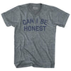 CAN I BE HONEST Tri-Blend V-neck Womens Junior Cut T-shirt by Tribe Lacrosse