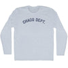 Chaos Dept Adult Tri-Blend Long Sleeve T-shirt by Tribe Lacrosse