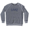 Cake Adult Tri-Blend Sweatshirt by Tribe Lacrosse