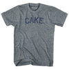 Cake Adult Tri-Blend T-shirt by Tribe Lacrosse