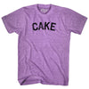 Cake Adult Tri-Blend T-shirt by Tribe Lacrosse