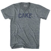 Cake Adult Tri-Blend V-neck T-shirt by Tribe Lacrosse