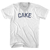 Cake Adult Cotton V-neck T-shirt by Tribe Lacrosse