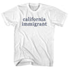 California Immigrant Rage Font Womens Cotton Junior Cut T-Shirt by Tribe Lacrosse