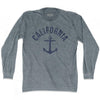California State Anchor Home Tri-Blend Adult Long Sleeve T-shirt by Ultras