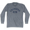 California USA Adult Tri-Blend Long Sleeve T-shirt by Ultras
