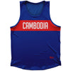 Cambodia Country Finish Line Athletic Sport Tank Top Made In USA by Ultras